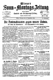 Wiener Sonn- und Montags-Zeitung