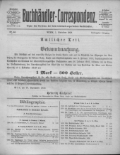 Oesterreichische Buchhändler-Correspondenz
