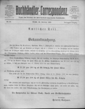 Oesterreichische Buchhändler-Correspondenz