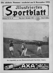 Illustriertes (Österreichisches) Sportblatt