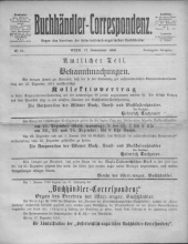 Oesterreichische Buchhändler-Correspondenz