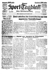 (Wiener) Sporttagblatt