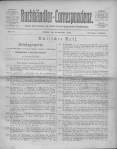 Oesterreichische Buchhändler-Correspondenz