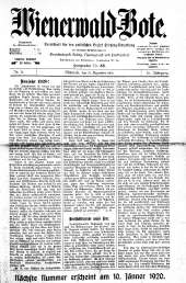 Wienerwald-Bote