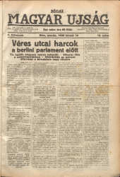 Becsi Magyar Ujsag (Wiener Ungarische Zeitung)