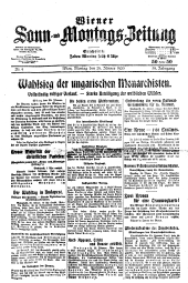 Wiener Sonn- und Montags-Zeitung