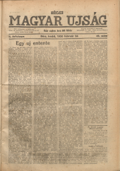 Becsi Magyar Ujsag (Wiener Ungarische Zeitung)