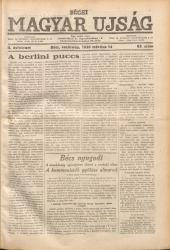 Becsi Magyar Ujsag (Wiener Ungarische Zeitung)