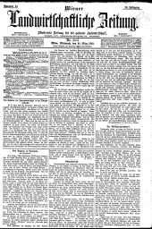 Wiener Landwirtschaftliche Zeitung