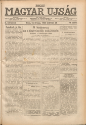 Becsi Magyar Ujsag (Wiener Ungarische Zeitung)