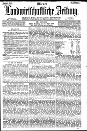Wiener Landwirtschaftliche Zeitung