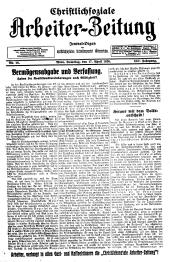 Christlich-soziale Arbeiter-Zeitung