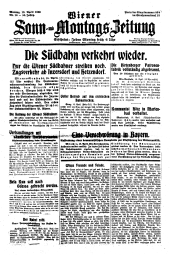 Wiener Sonn- und Montags-Zeitung