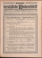 Deutsch-Österreichische tierärztliche Wochenschrift