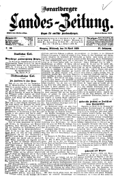 Vorarlberger Landes-Zeitung