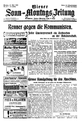 Wiener Sonn- und Montags-Zeitung