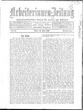 Arbeiterinnen Zeitung