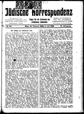 Jüdische Korrespondenz