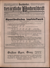 Deutsch-Österreichische tierärztliche Wochenschrift