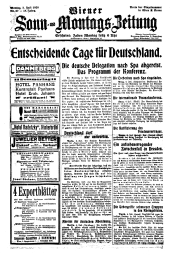 Wiener Sonn- und Montags-Zeitung
