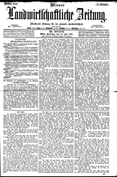 Wiener Landwirtschaftliche Zeitung