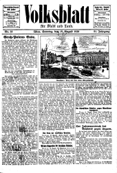 Volksblatt für Stadt und Land