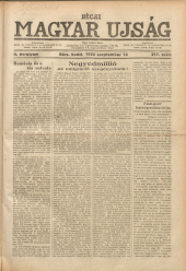 Becsi Magyar Ujsag (Wiener Ungarische Zeitung)