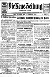 Die neue Zeitung