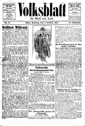 Volksblatt für Stadt und Land