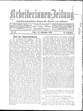 Arbeiterinnen Zeitung