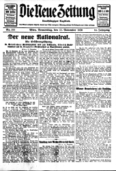 Die neue Zeitung