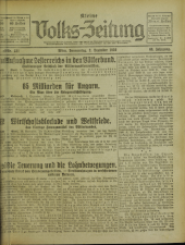 (Österreichische) Volks-Zeitung