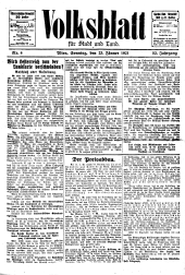 Volksblatt für Stadt und Land