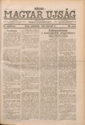 Becsi Magyar Ujsag (Wiener Ungarische Zeitung)