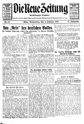 Die neue Zeitung