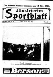 Illustriertes (Österreichisches) Sportblatt