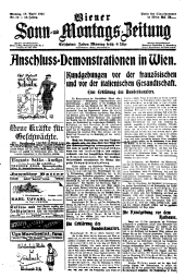 Wiener Sonn- und Montags-Zeitung