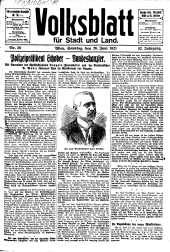 Volksblatt für Stadt und Land