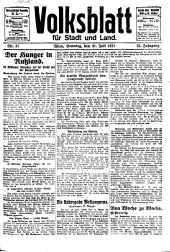 Volksblatt für Stadt und Land