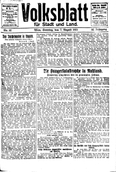 Volksblatt für Stadt und Land