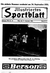 Illustriertes (Österreichisches) Sportblatt