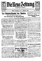 Die neue Zeitung