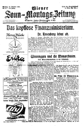 Wiener Sonn- und Montags-Zeitung