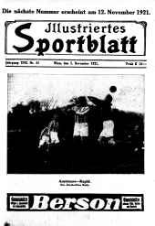 Illustriertes (Österreichisches) Sportblatt