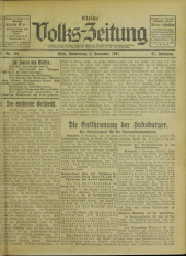 (Österreichische) Volks-Zeitung