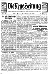 Die neue Zeitung