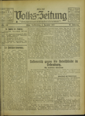 (Österreichische) Volks-Zeitung