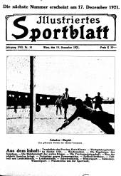 Illustriertes (Österreichisches) Sportblatt