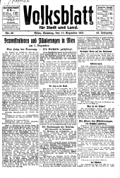 Volksblatt für Stadt und Land