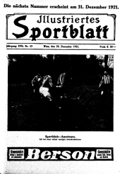 Illustriertes (Österreichisches) Sportblatt